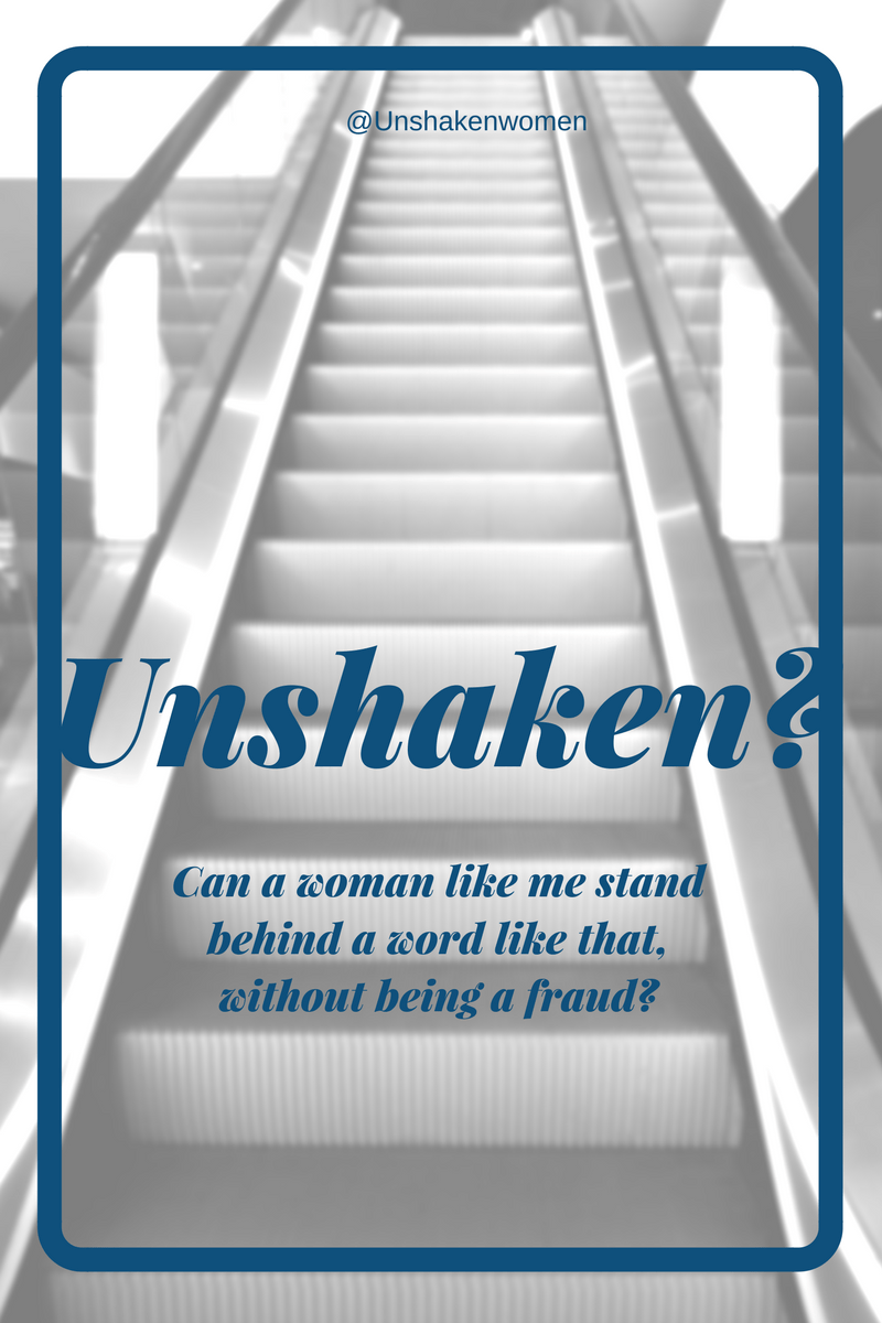 Unshaken blog header