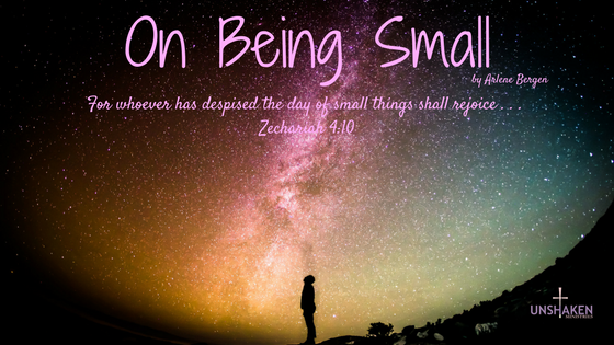 On Being Small – A Space for Grace